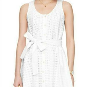 Kate Spade broome street Dot eyelet dress